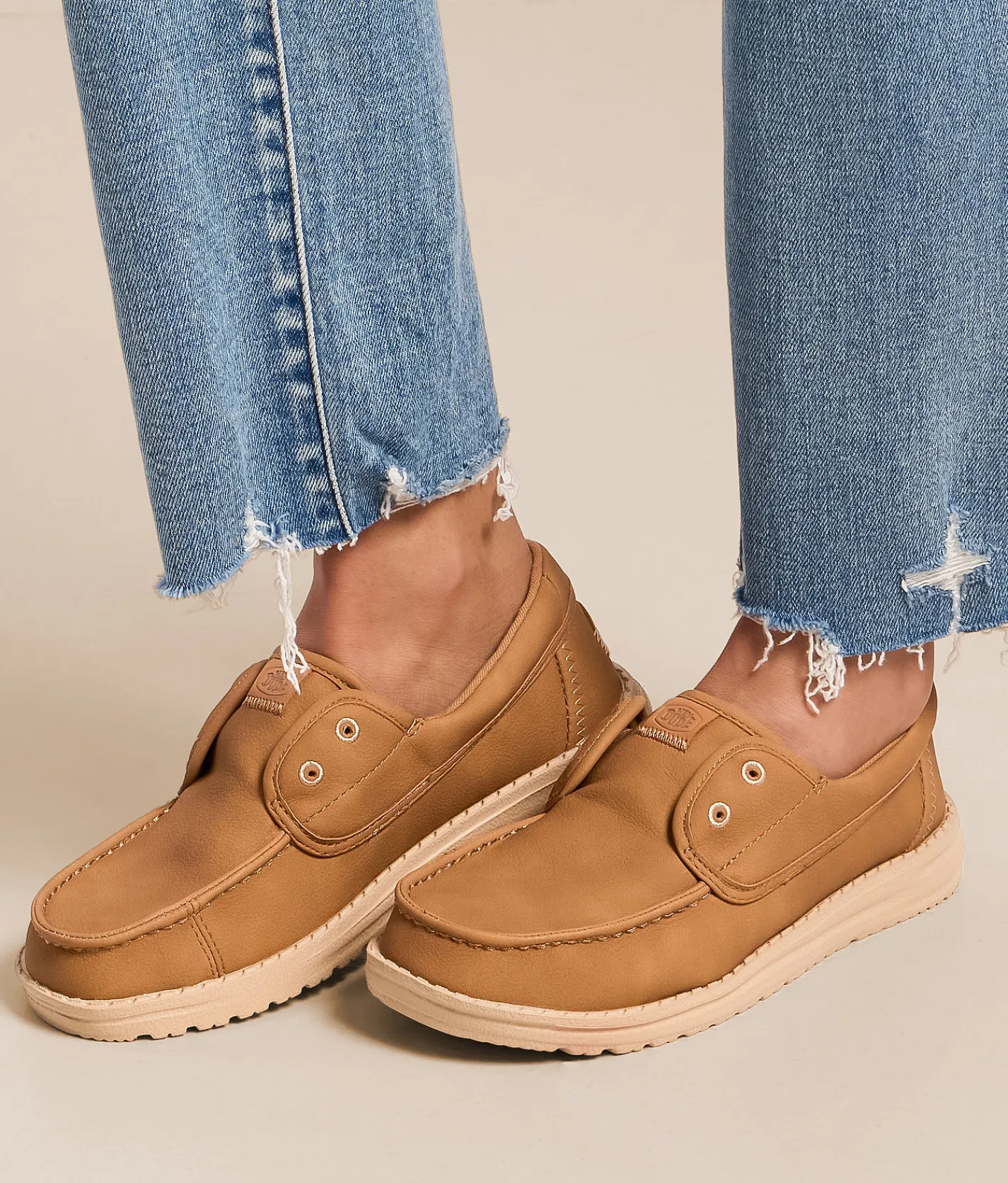 HEYDUDE™ Wendy Cru Classic Shoe Tobacco Brown Discount