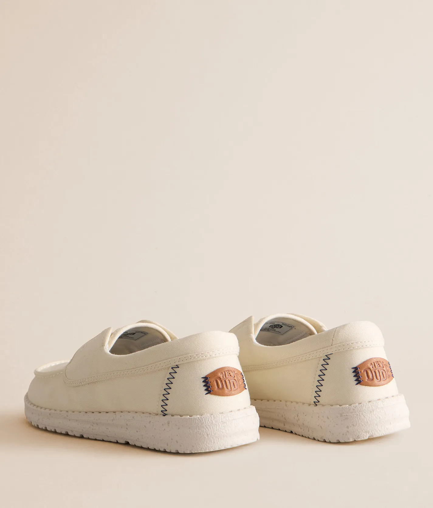 HEYDUDE™ Wendy Cru Stretch Canvas Shoe Snow White