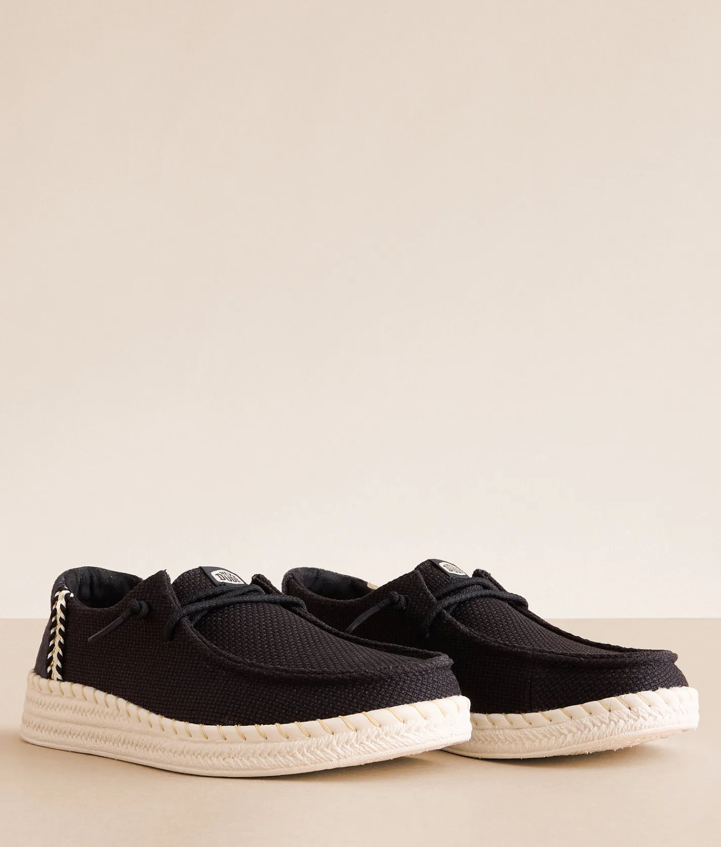 Shoes | HEYDUDE™ Wendy Espadrille Woven Shoe Black