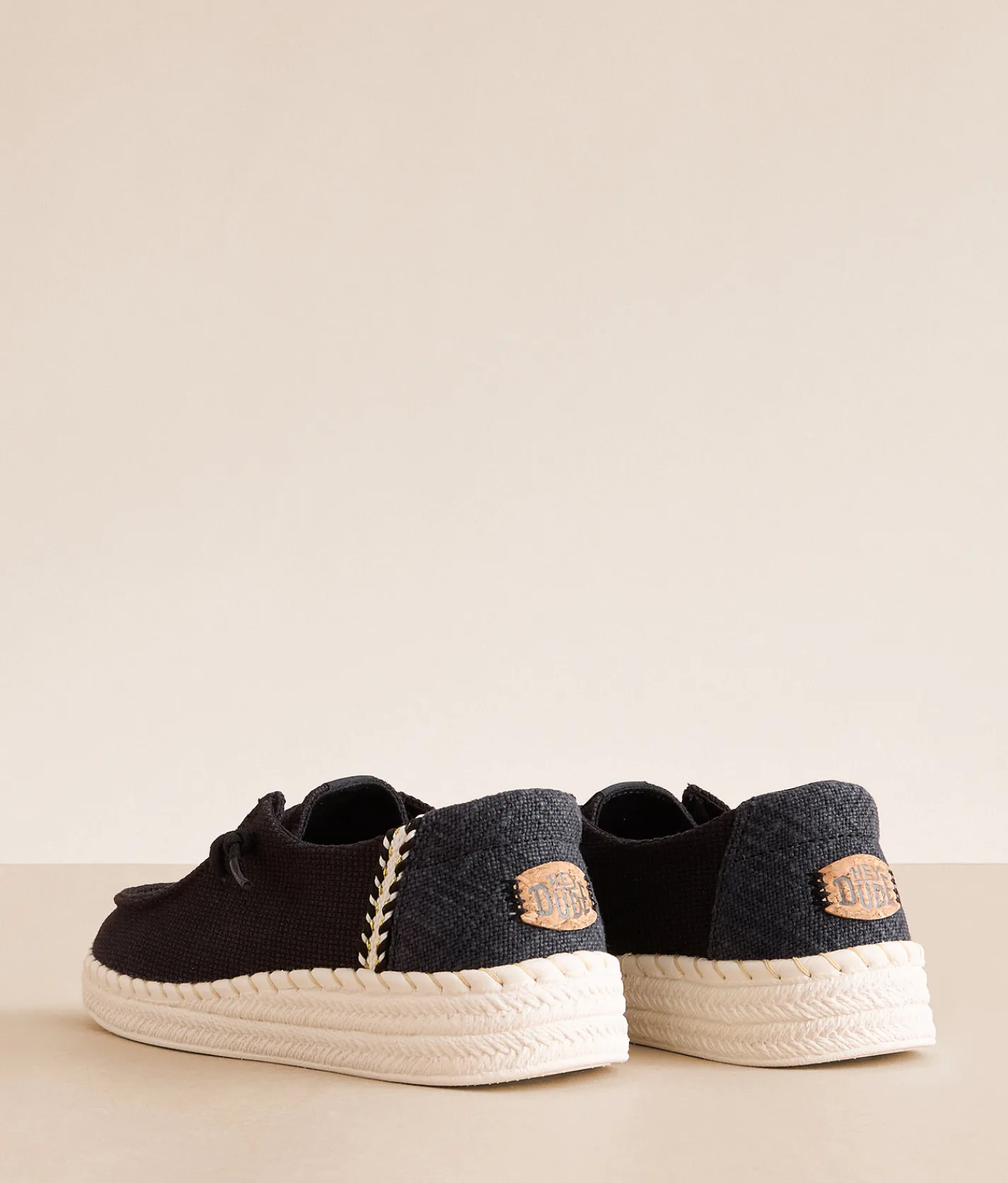 Shoes | HEYDUDE™ Wendy Espadrille Woven Shoe Black