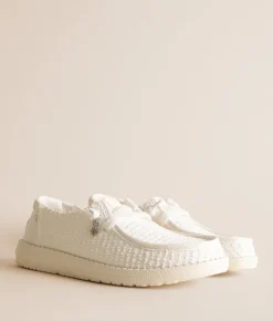 Shoes | HEYDUDE™ Wendy Frayed Shoe Snow White