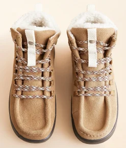 Shoes | HEYDUDE™ Wendy Peak Apres Suede Cozy Boot Chestnut Black