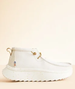 Shoes | HEYDUDE™ Wendy Peak Hi Suede Shoe Ivory