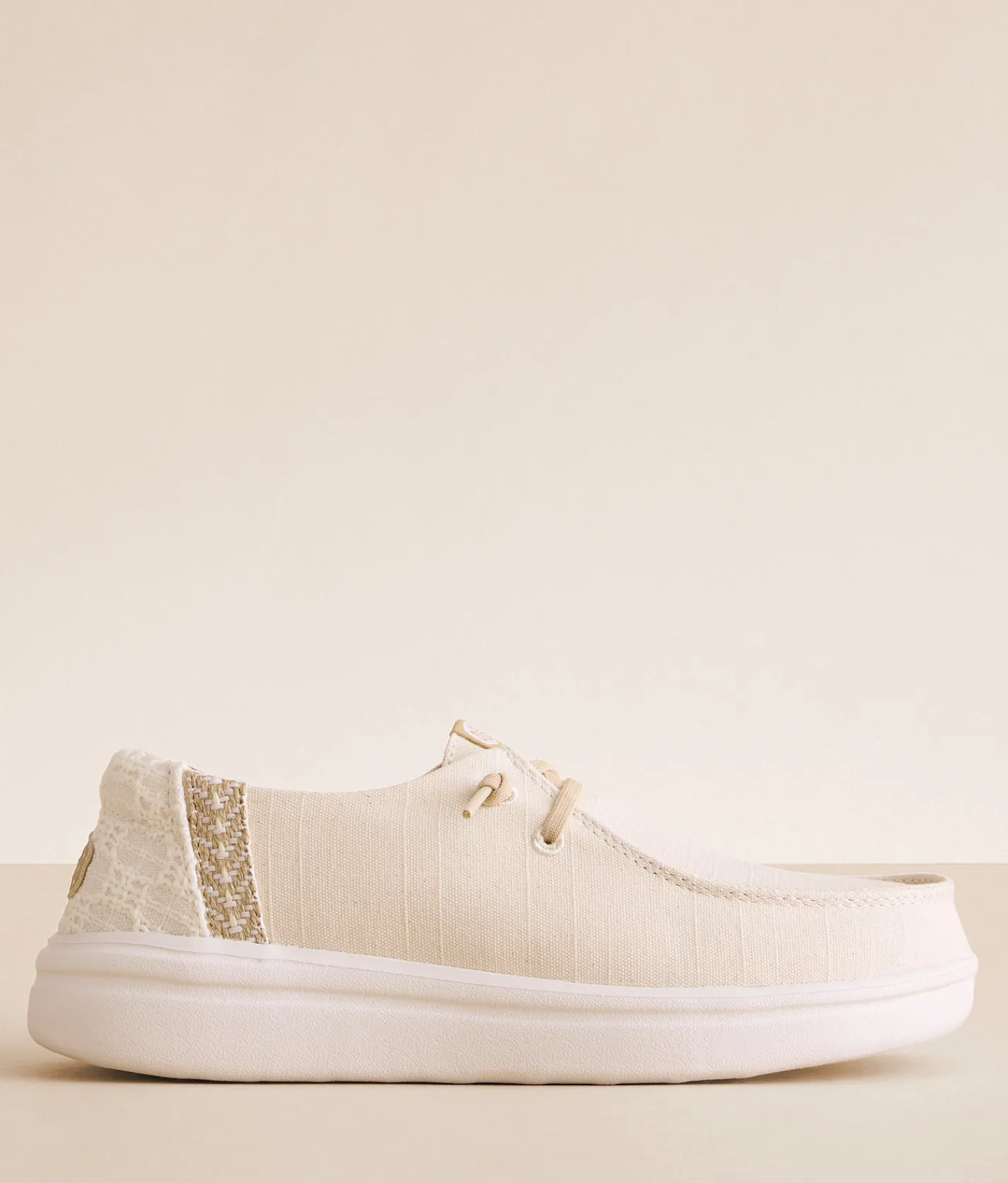 Shoes | HEYDUDE™ Wendy Rise Eyelet Shoe Off White