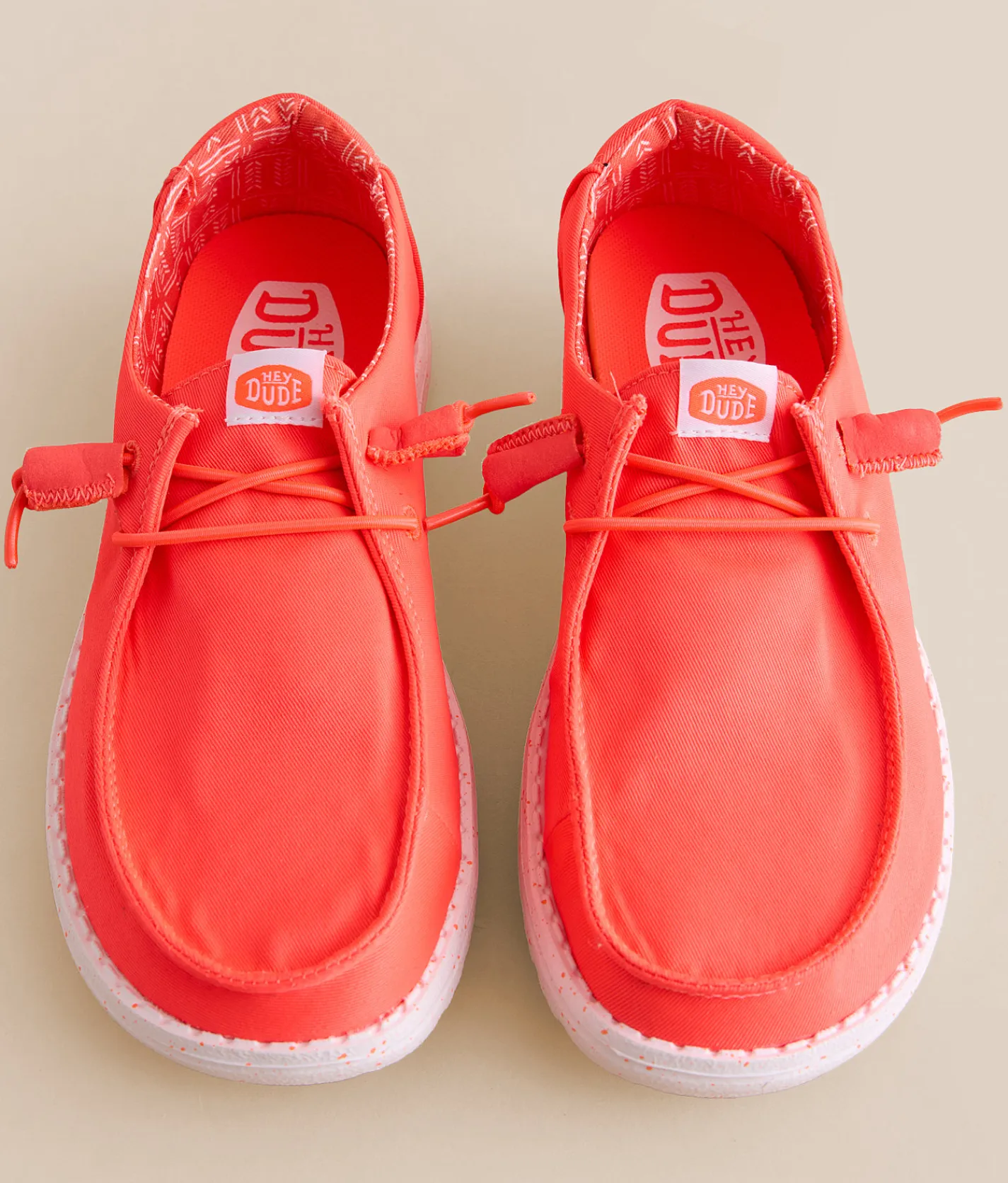 Shoes | HEYDUDE™ Wendy Stretch Canvas Shoe Fiery Coral