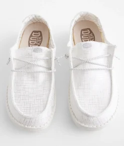 Shoes | HEYDUDE™ Wendy Sparkle Shoe White