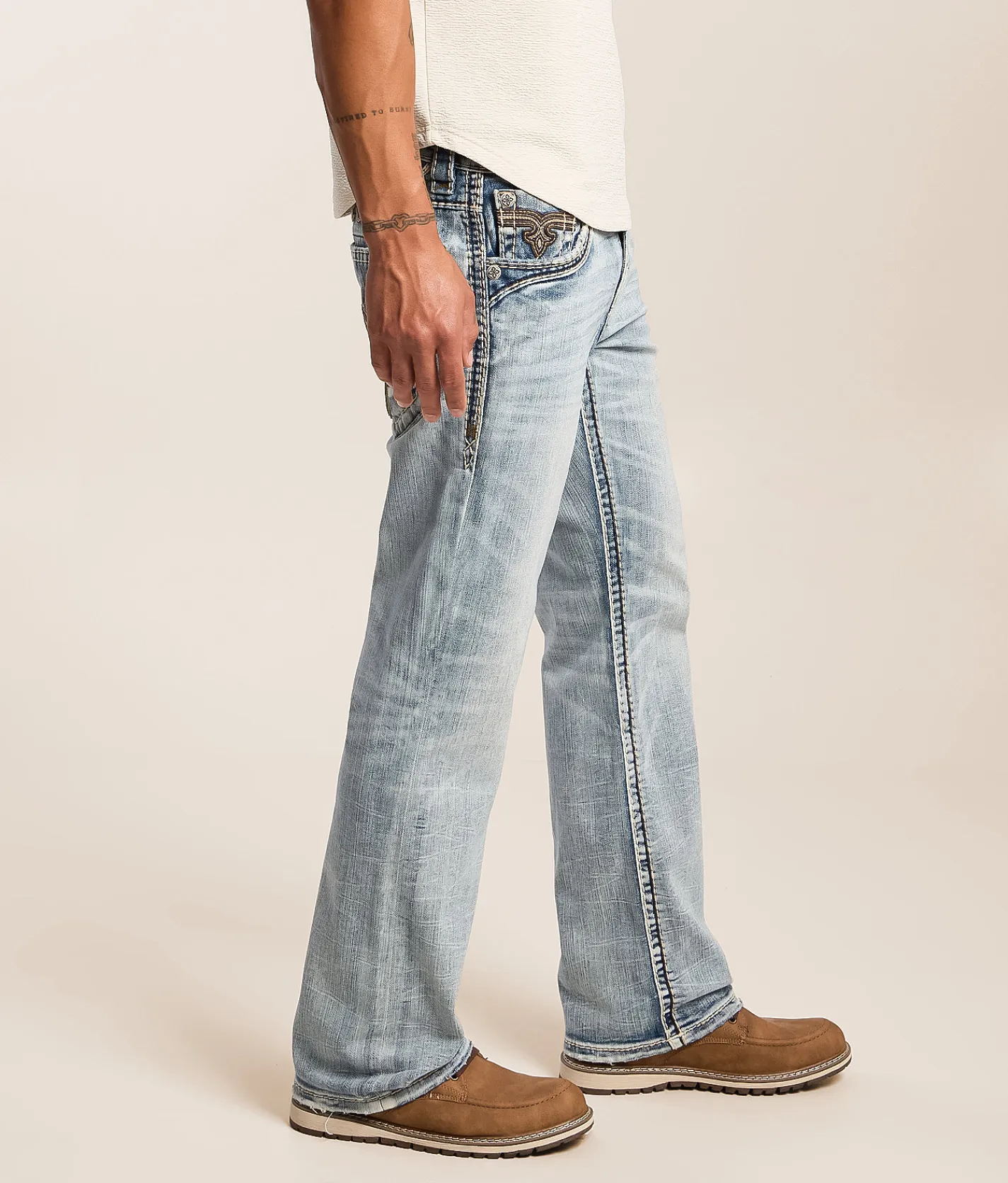Rock Revival Wes Boot Stretch Jean Wes B206 Discount