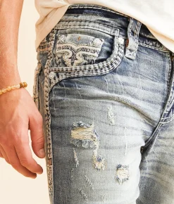 Bottoms|Jeans | Rock Revival Weslee Straight Stretch Jean Weslee J200