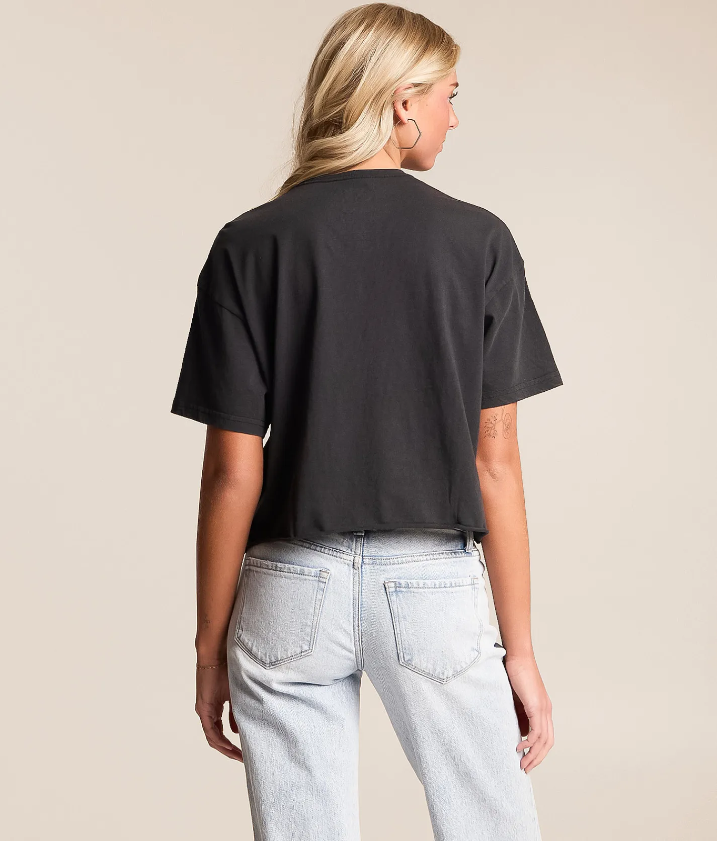 Tops | Goodie Two Sleeves West Coast Choppers Oversized T-Shirt Washed Black