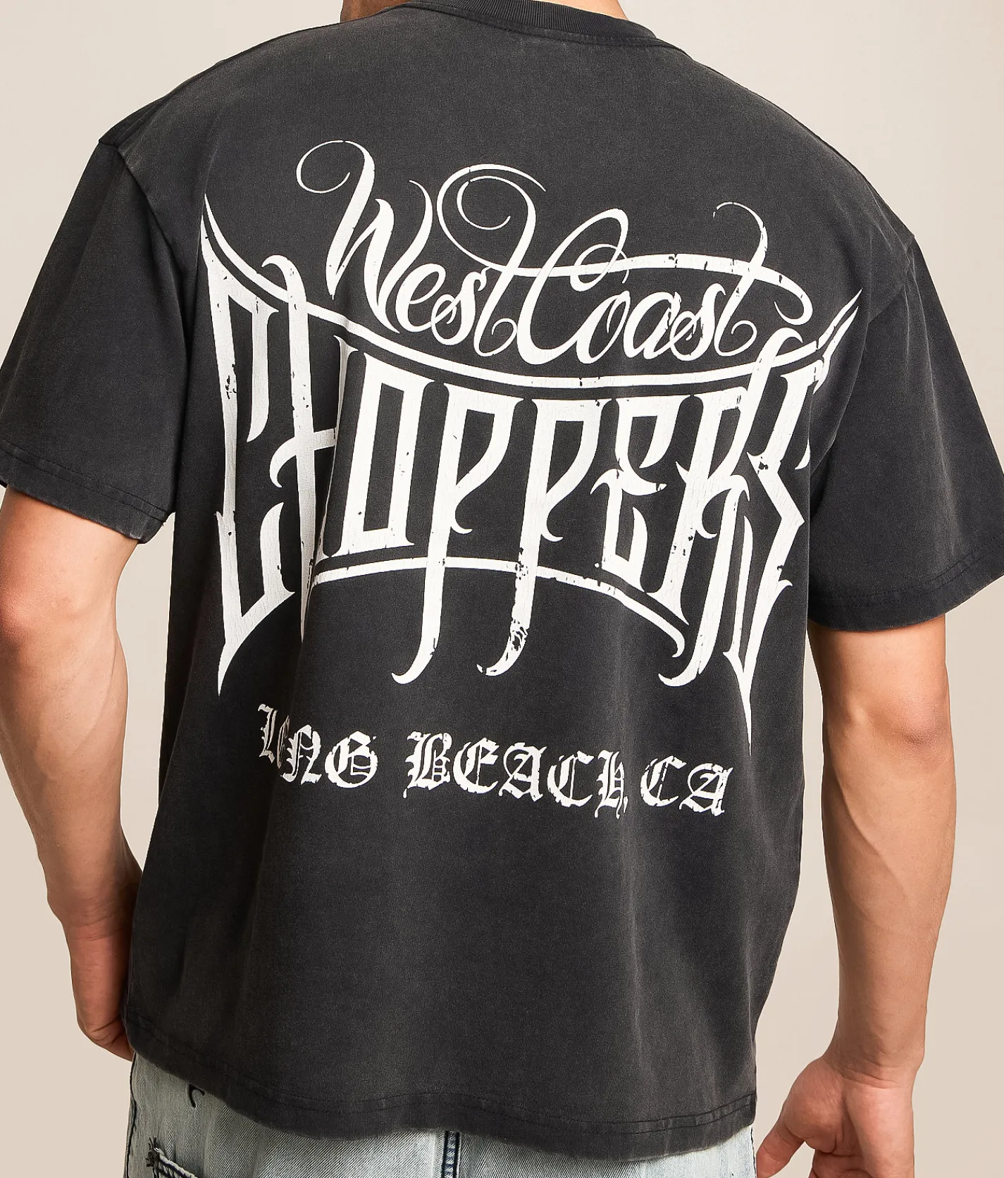 ID Supply Co. West Coast Choppers T-Shirt Washed Black Sale