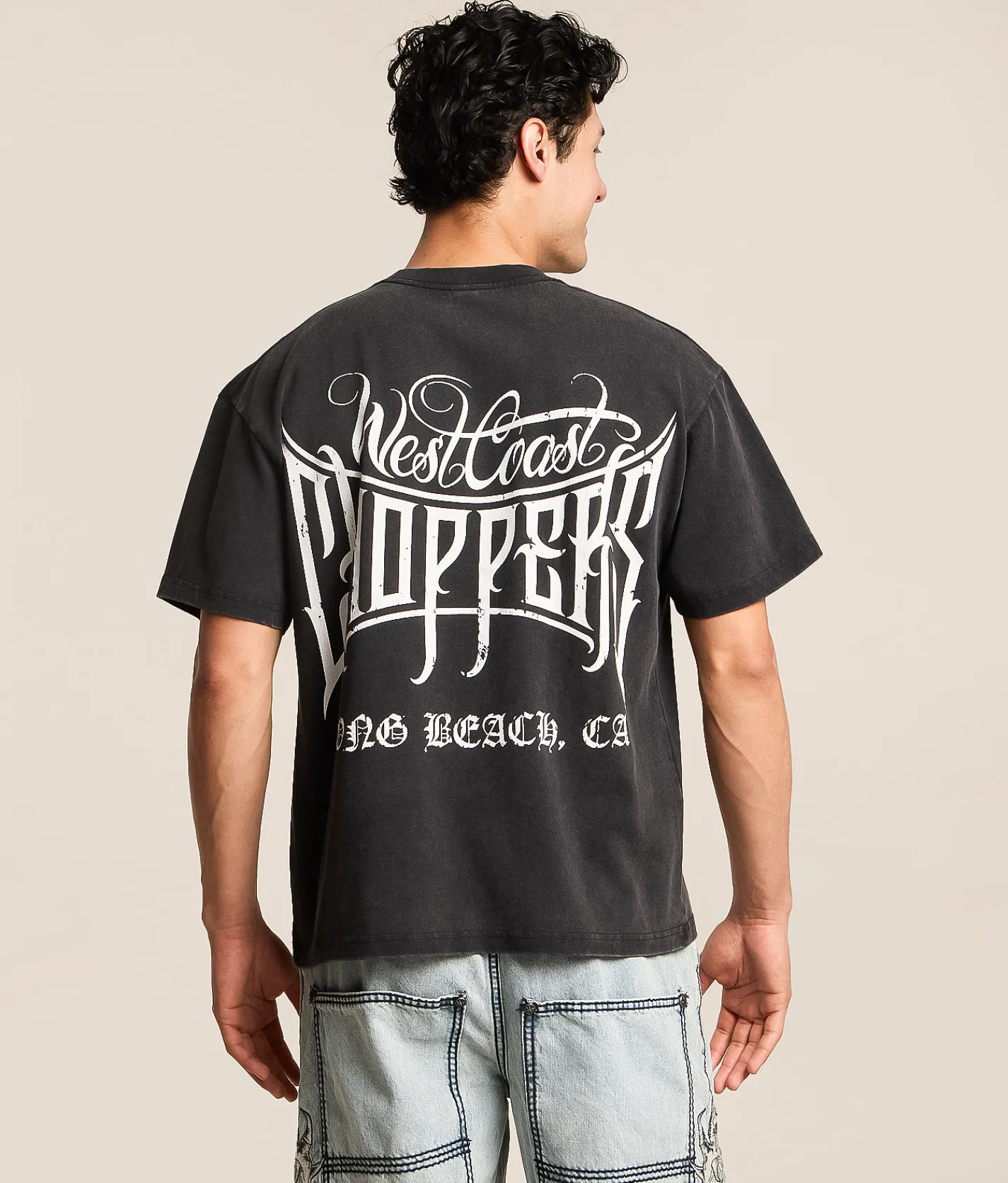 ID Supply Co. West Coast Choppers T-Shirt Washed Black Sale