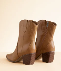London Rag Western Ankle Boot Taupe Discount