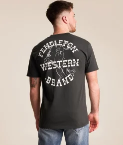 Tops|Graphic T-Shirts | Pendleton Western Brand T-Shirt Vintage Black