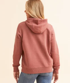Wrangler® Western Hooded Sweatshirt Cowhide Sale