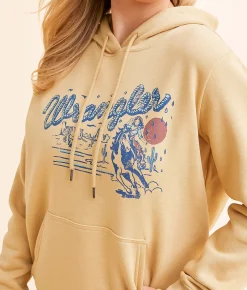 Wrangler® Western Hooded Sweatshirt Croissant New