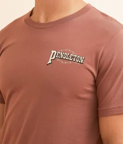 Graphic T-Shirts | Pendleton Western Lasso T-Shirt Chestnut