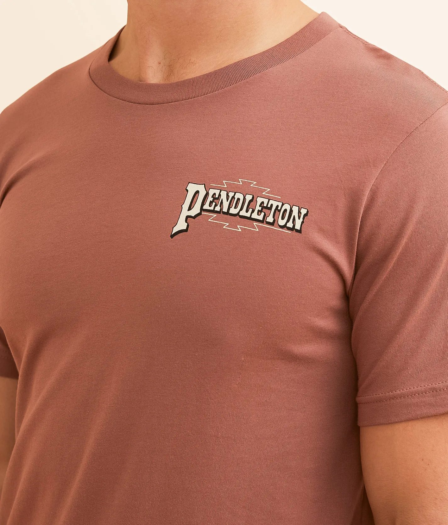 Graphic T-Shirts | Pendleton Western Lasso T-Shirt Chestnut