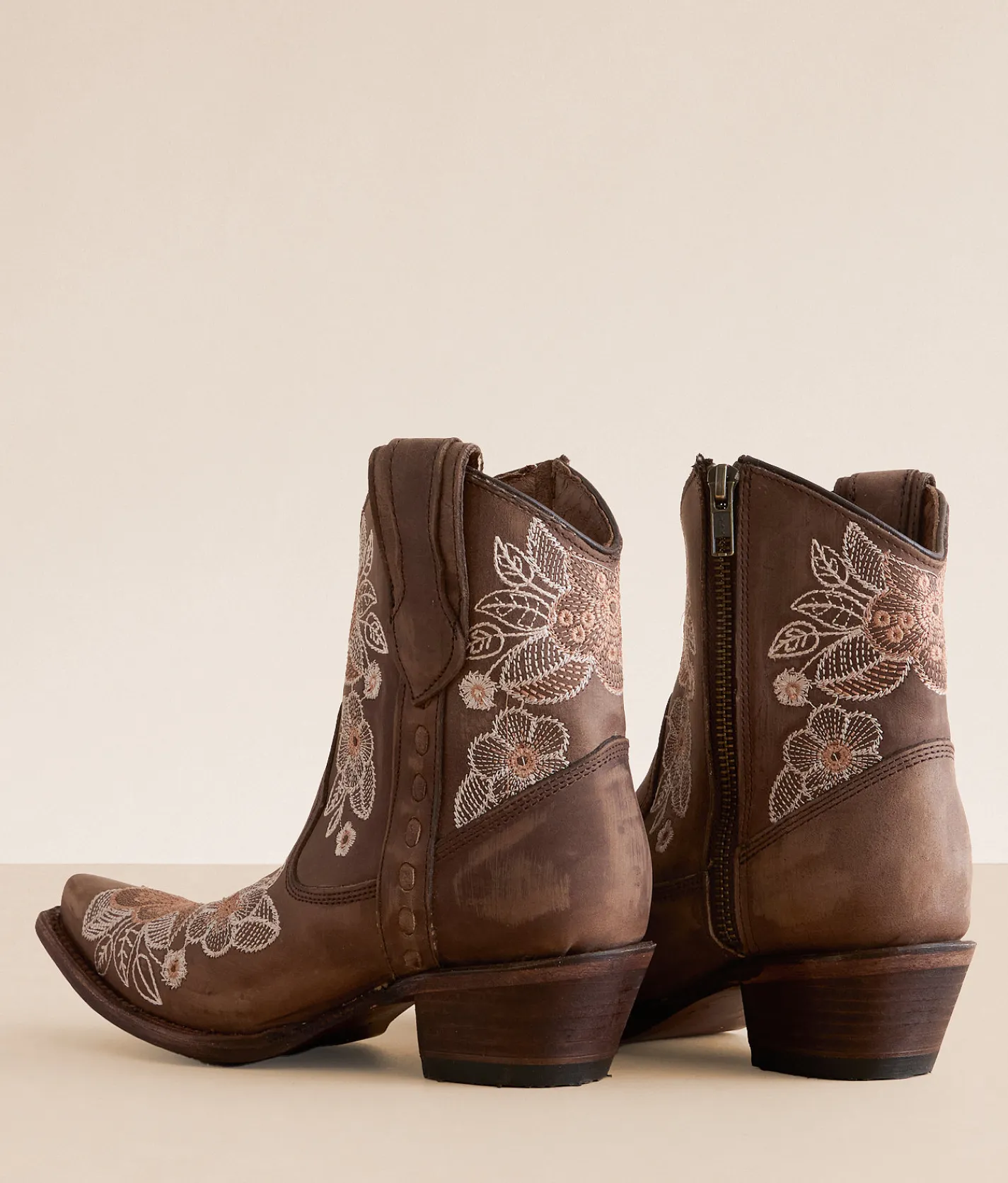 Shoes | Circle G by Corral Western Leather Ankle Boot LD Chocolate