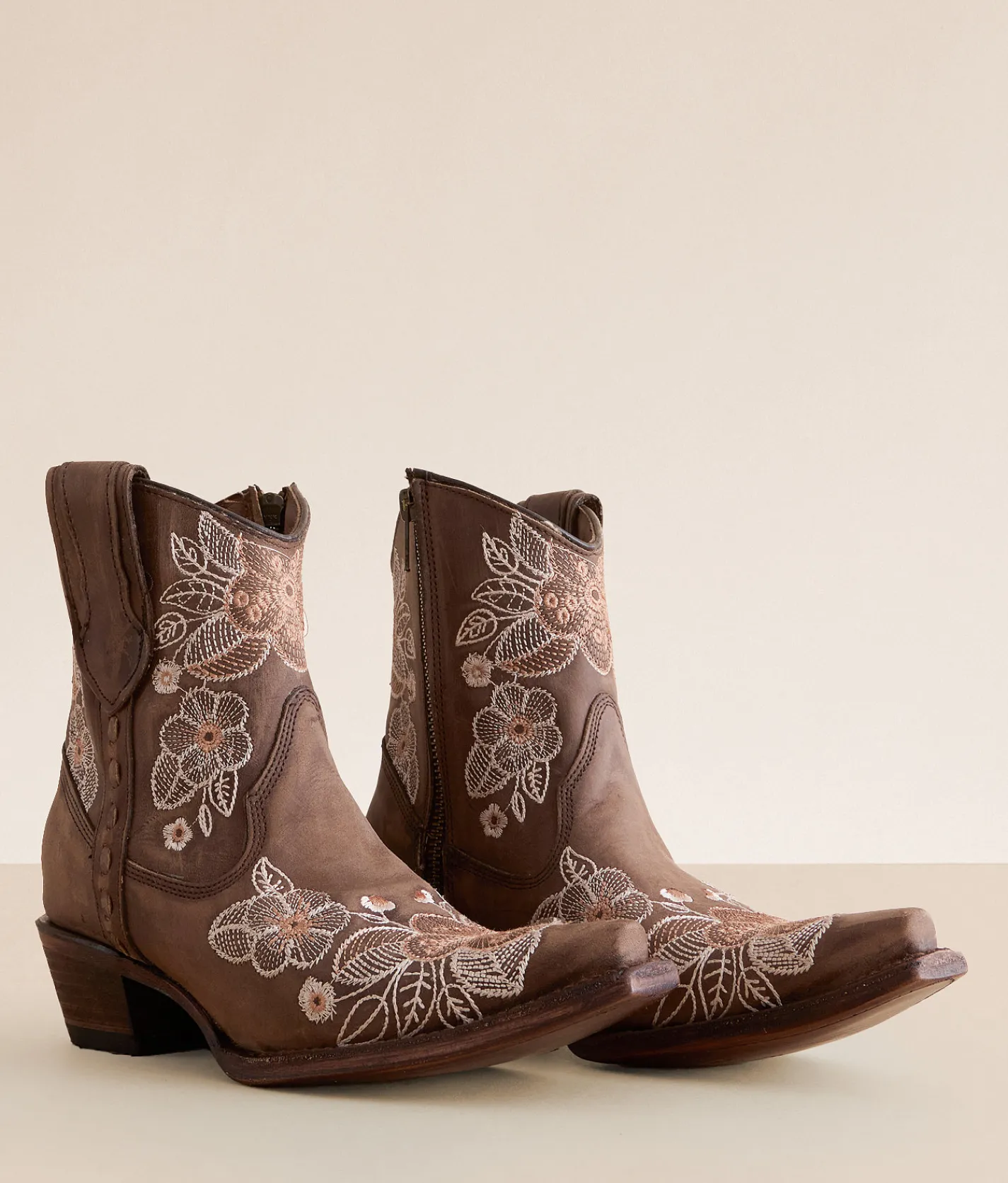 Shoes | Circle G by Corral Western Leather Ankle Boot LD Chocolate