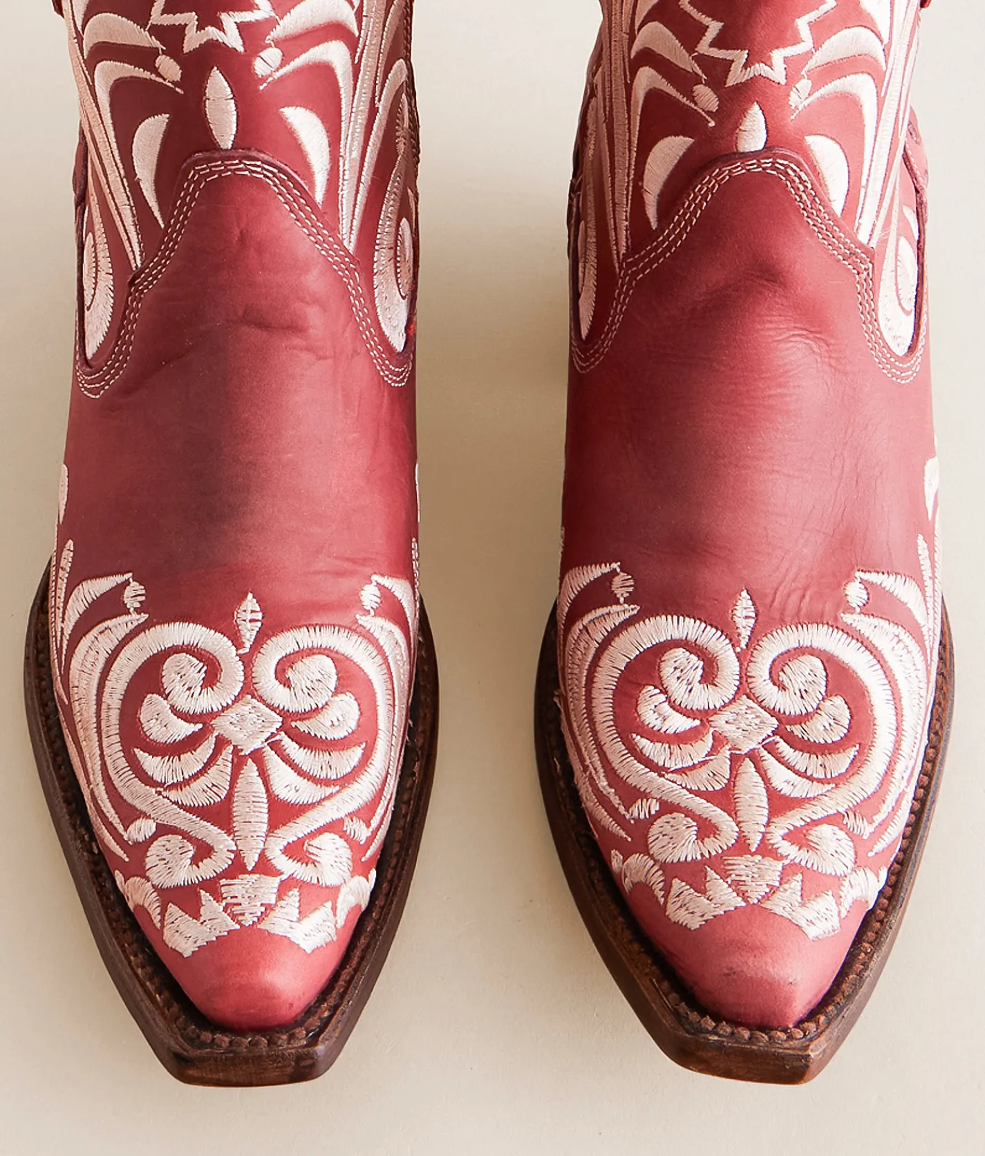 Circle G by Corral Western Leather Ankle Boot Red New