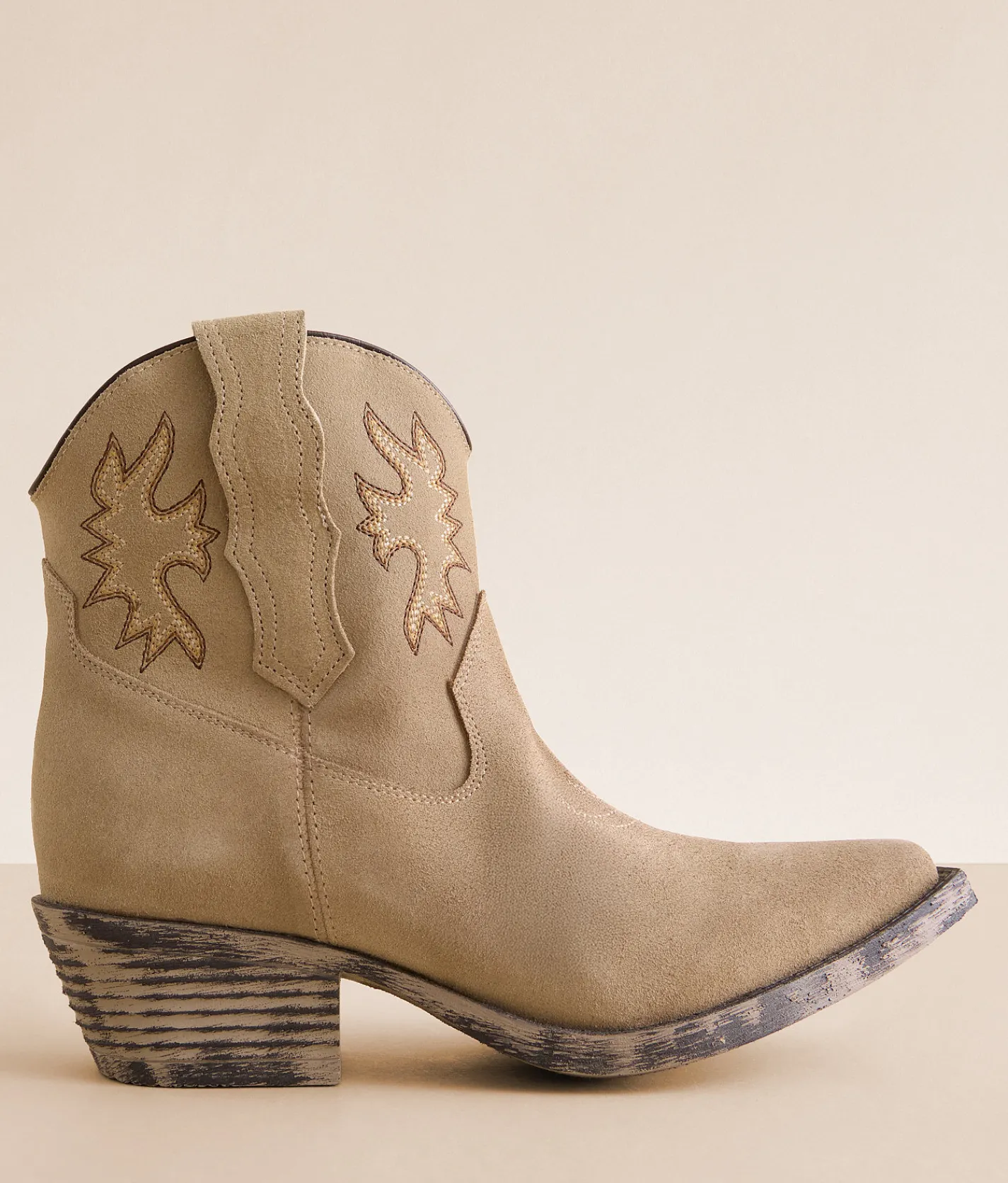 Circle G by Corral Western Leather Ankle Boot LD Taupe Outlet