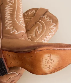 Shoes | Circle G by Corral Western Leather Boot LD Sand Embroidery