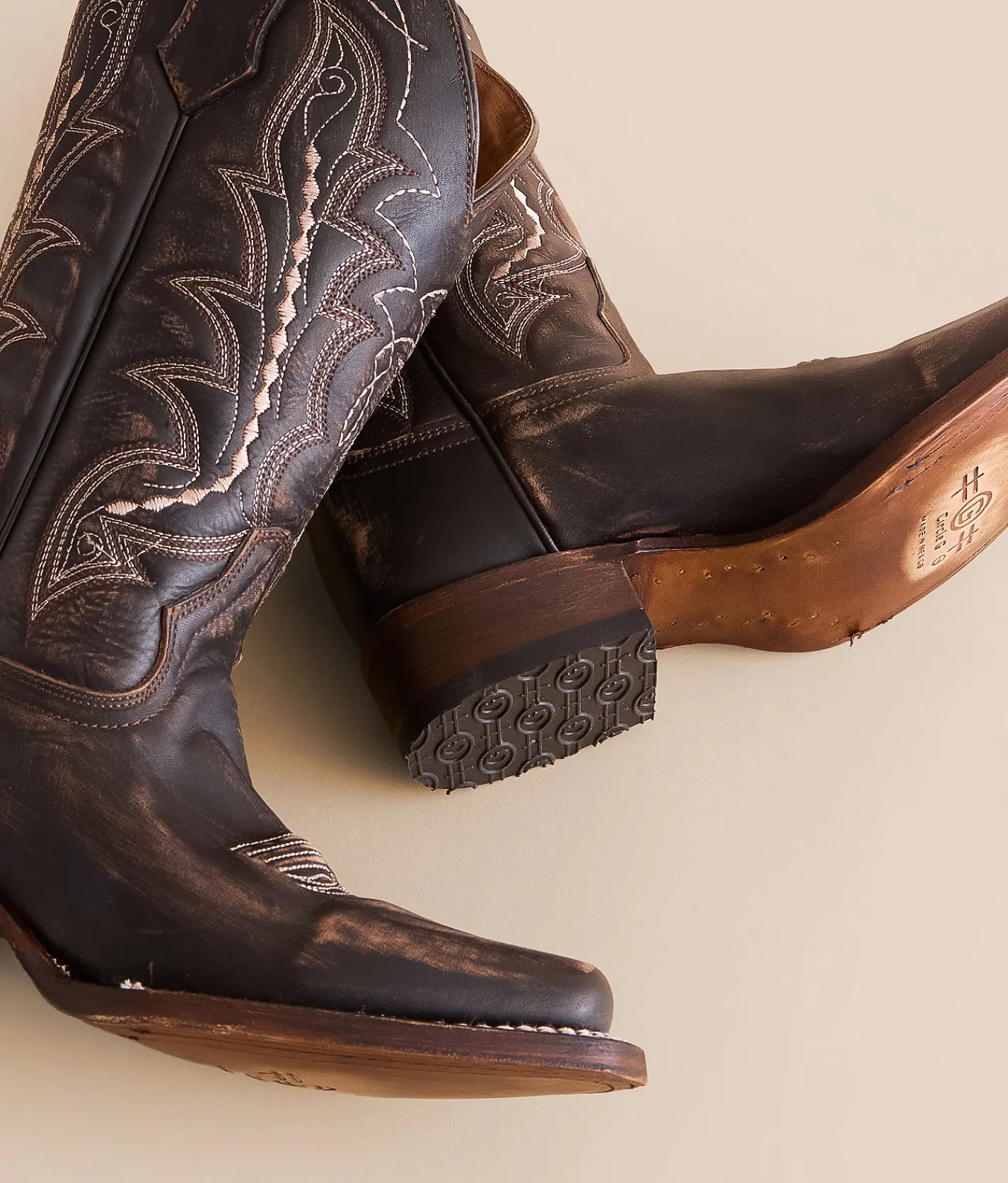 Circle G by Corral Western Leather Boot LD Chocolate Clearance