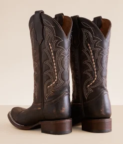 Circle G by Corral Western Leather Boot LD Chocolate Clearance
