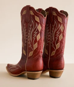 Circle G by Corral Western Leather Boot LD Red Sand Discount