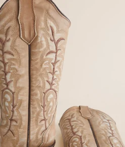 Circle G by Corral Western Leather Boot LD Sand Outlet