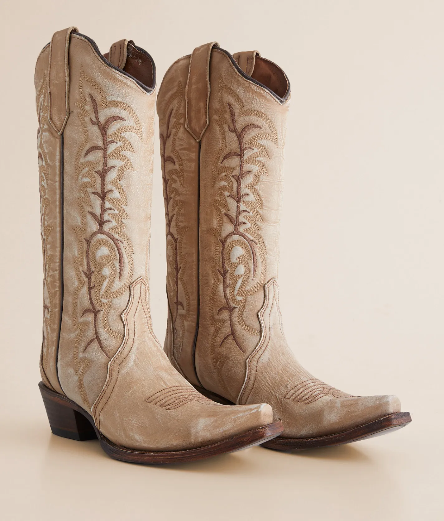 Circle G by Corral Western Leather Boot LD Sand Outlet