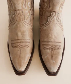 Circle G by Corral Western Leather Boot LD Sand Outlet