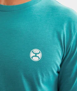Hooey Western OG T-Shirt Teal Online