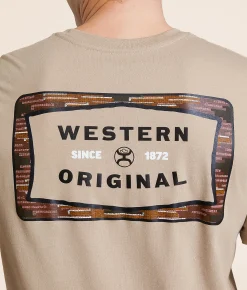 Graphic T-Shirts | Hooey Western Original Tribe T-Shirt Tan