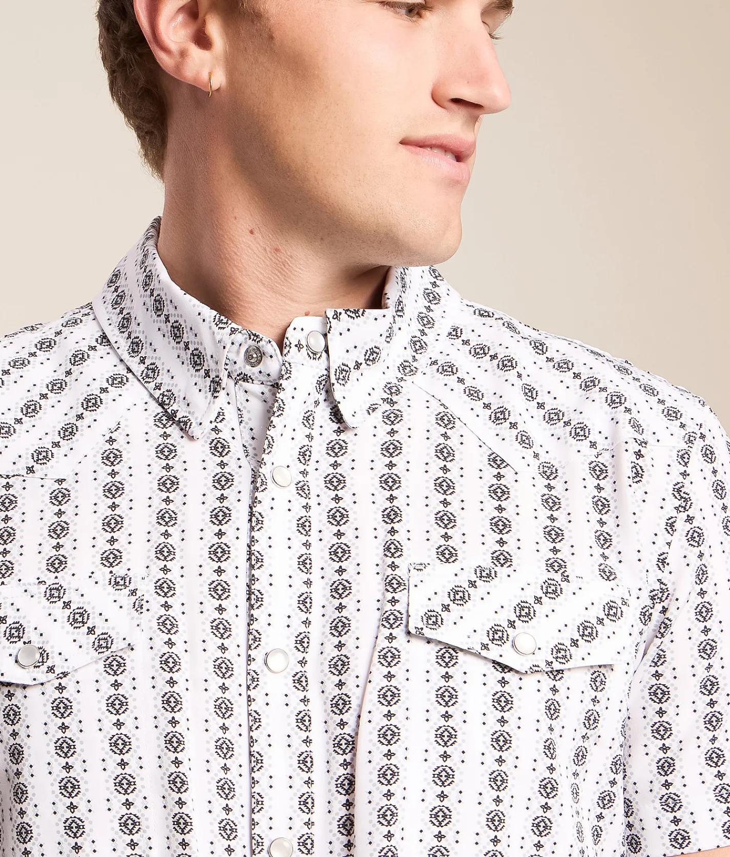 Panhandle Slim Western Performance Stretch Shirt Black Outlet