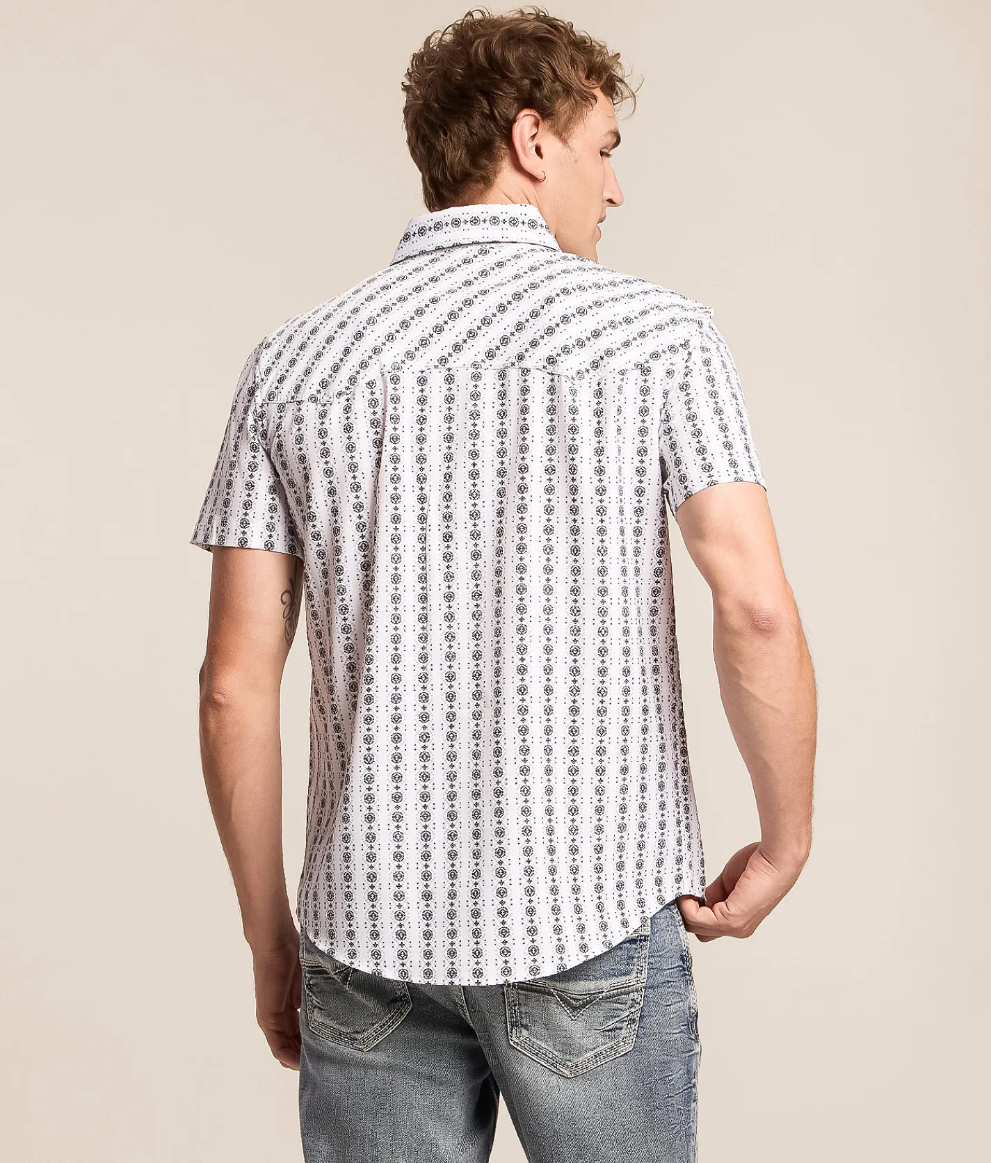 Panhandle Slim Western Performance Stretch Shirt Black Outlet