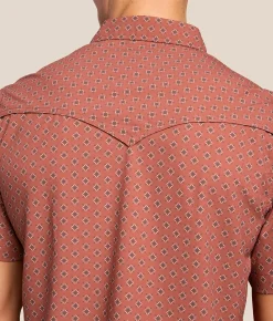 Gentry County Western Performance Stretch Shirt Apple Butter Black Outlet
