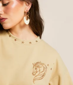 Blue B Western Pullover Tan Online