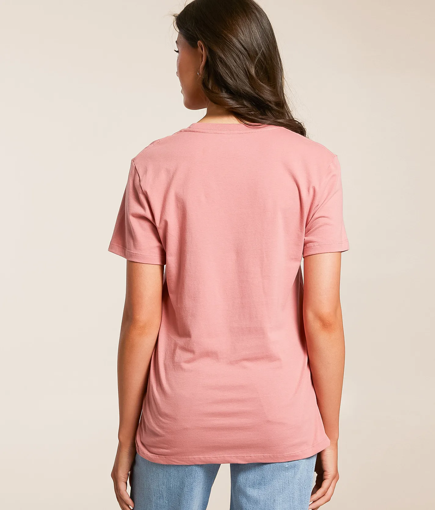 Tops | Ariat Western Pulp Boyfriend T-Shirt Dusty Rose