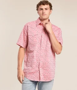 Panhandle Slim Western Shirt Red Outlet