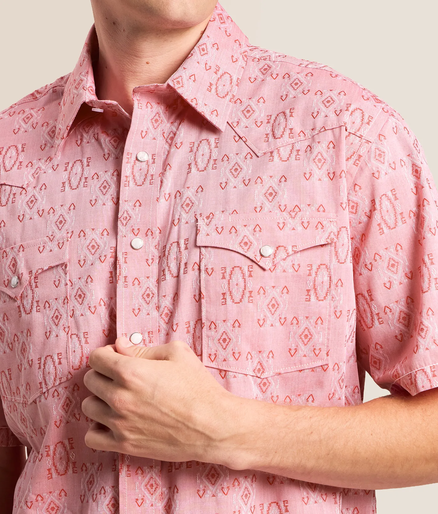 Panhandle Slim Western Shirt Red Outlet