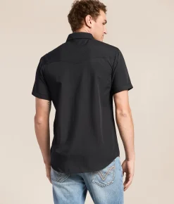 Tops | Gentry County Western Standard Performance Stretch Shirt Black