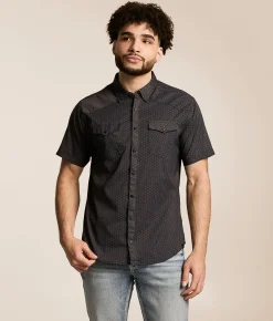 Gentry County Western Standard Shirt Black Red Online