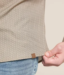 Gentry County Western Standard Shirt Brown Cream Discount