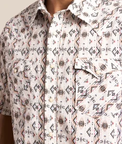 Panhandle Slim Western Stretch Shirt Tan Hot