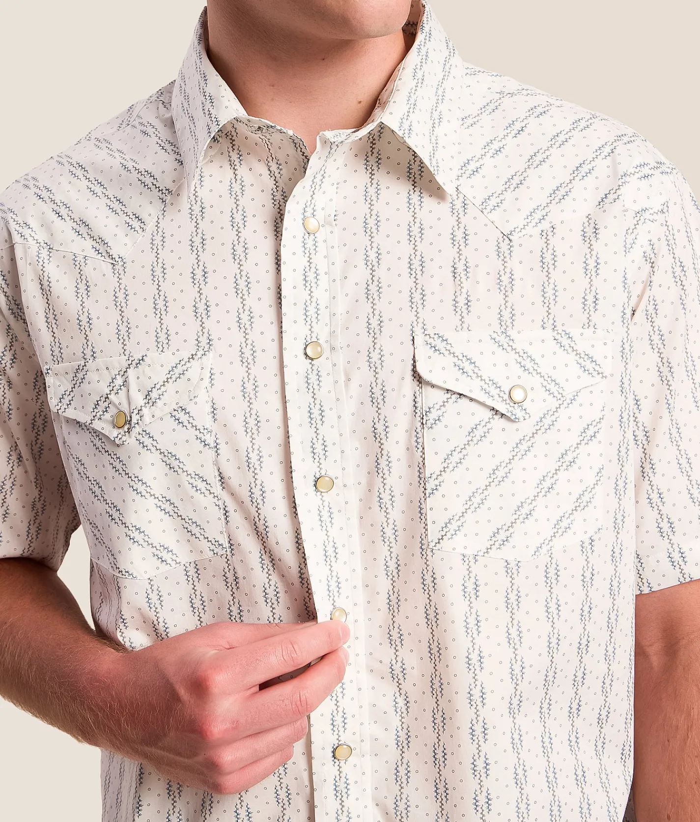 Panhandle Slim Western Stretch Shirt White Best