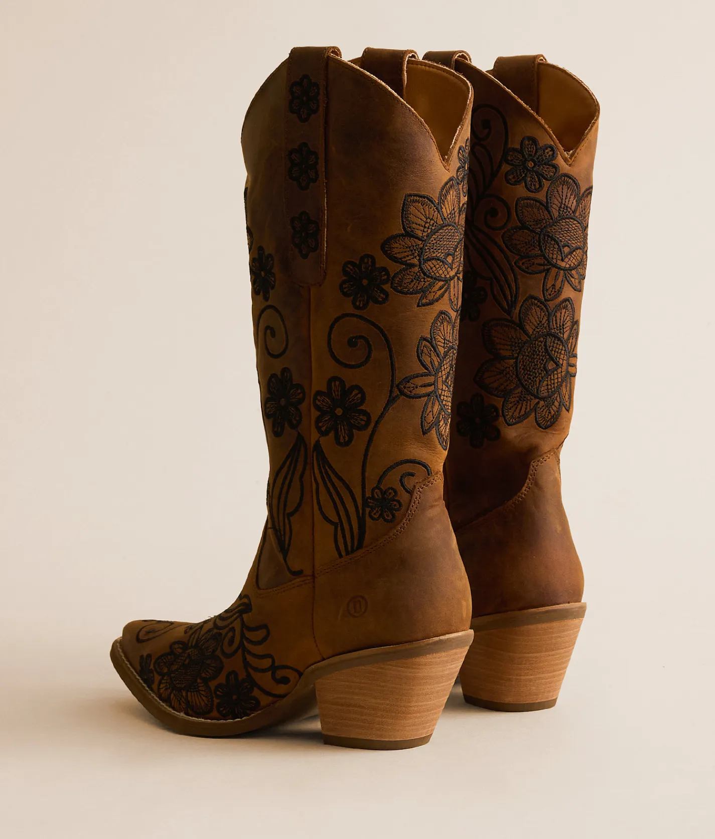 Dingo Western Swing Leather Boot Brown Outlet