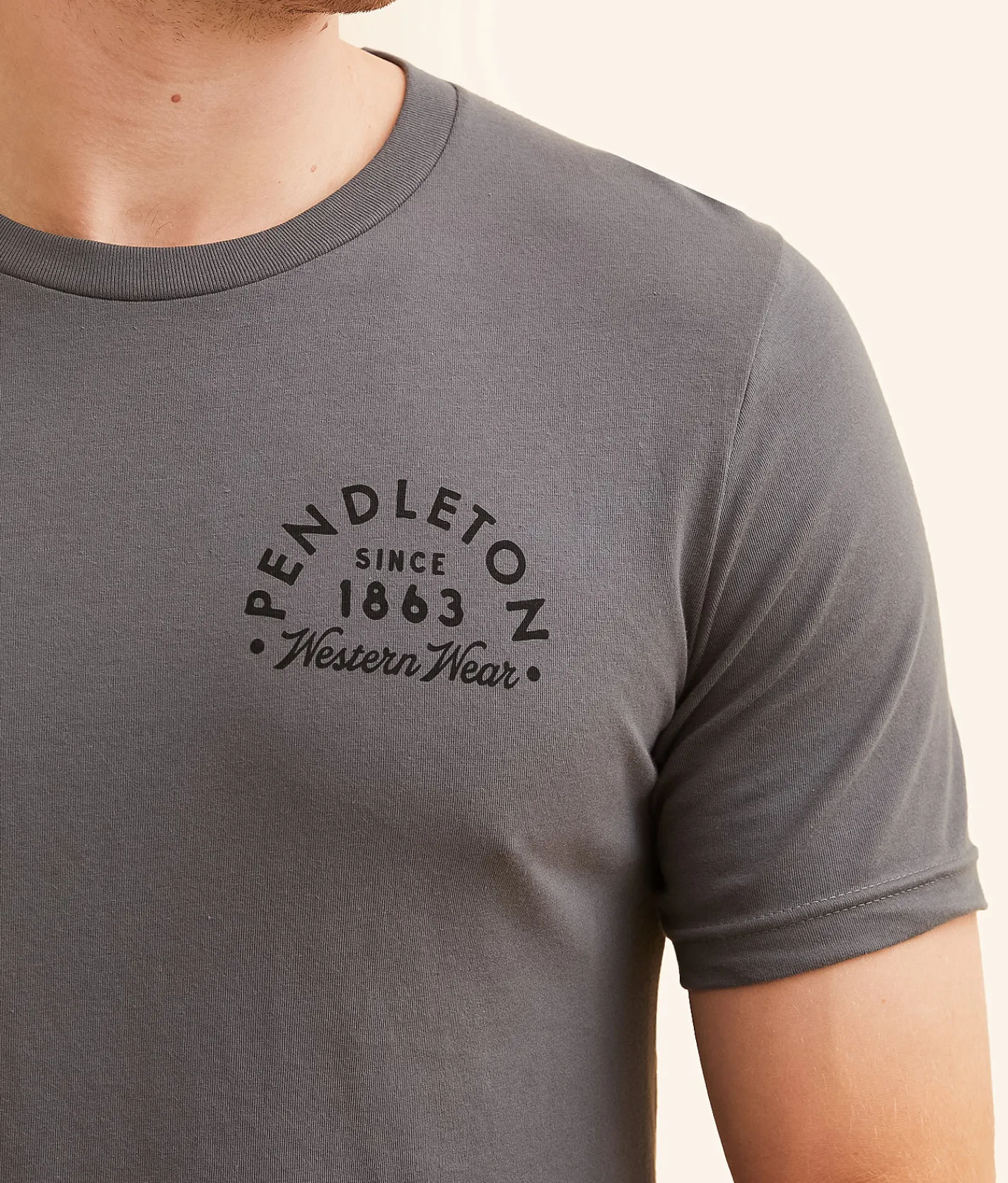Pendleton Western T-Shirt Asphalt Clearance