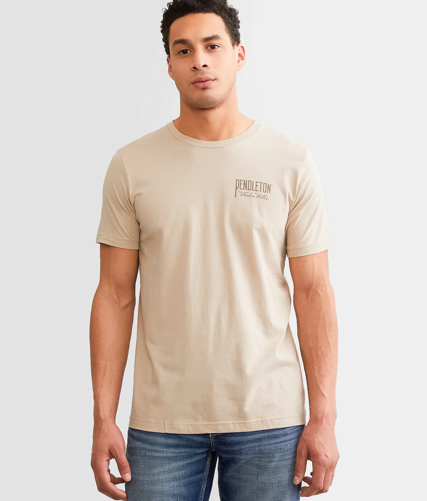 Pendleton Western T-Shirt Tan Brown Outlet