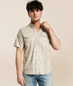 Tops | Ariat Western VentTEK Shirt Simply Taupe
